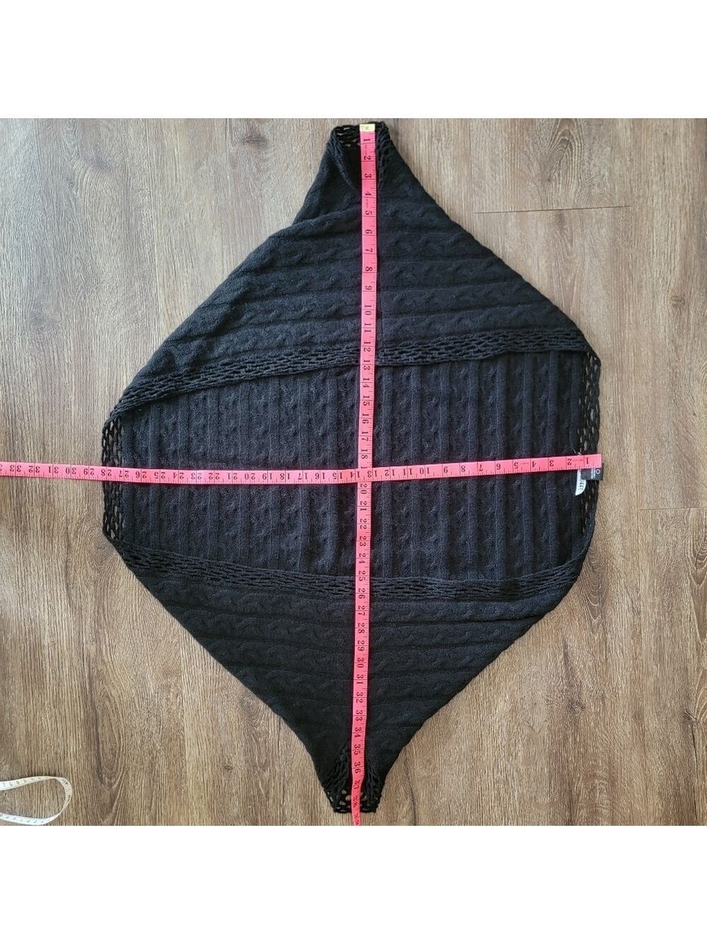 Cashmere Black Shrug Sweater #1497 - Picture 6 of 11